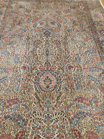 325x228 vintage handgeknoopt perzisch tapijt kirman ID27400 - Afbeelding 2