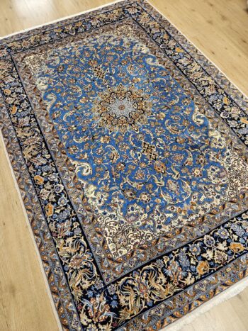 234x155 vintage handgeknoopt perzisch tapijt isfahan ID27703 - Afbeelding 2