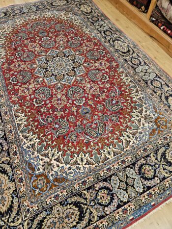 310x197 vintage handgeknoopt perzisch tapijt isfahan ID27809 - Afbeelding 2