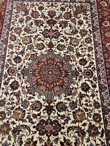 239x150 vintage handgeknoopt perzisch tapijt isfahan ID28333 - Afbeelding 2